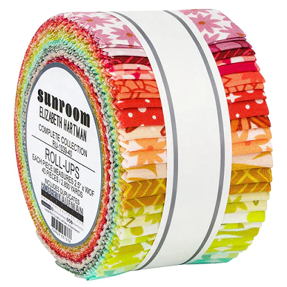 Robert Kaufman Sunroom By Elizabeth Hartman Roll-up - 40 Strip Roll