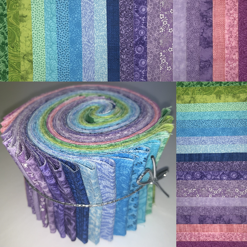Sunset 2.5" Roll - 20 Fabrics, 20 Total Strips