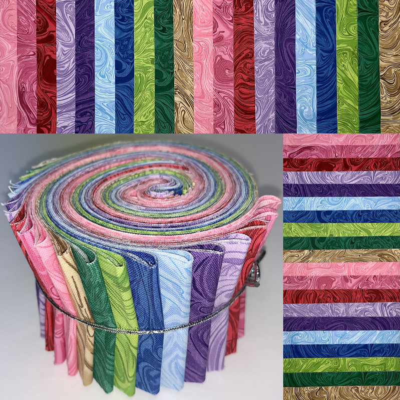 Swirls 2.5" Roll - 20 Total Strips