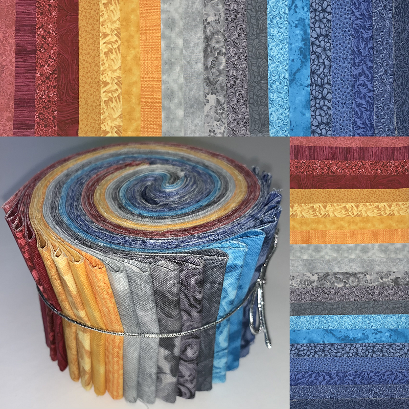 Tuscany II 2.5" Roll - 20 Fabrics, 20 Total Strips