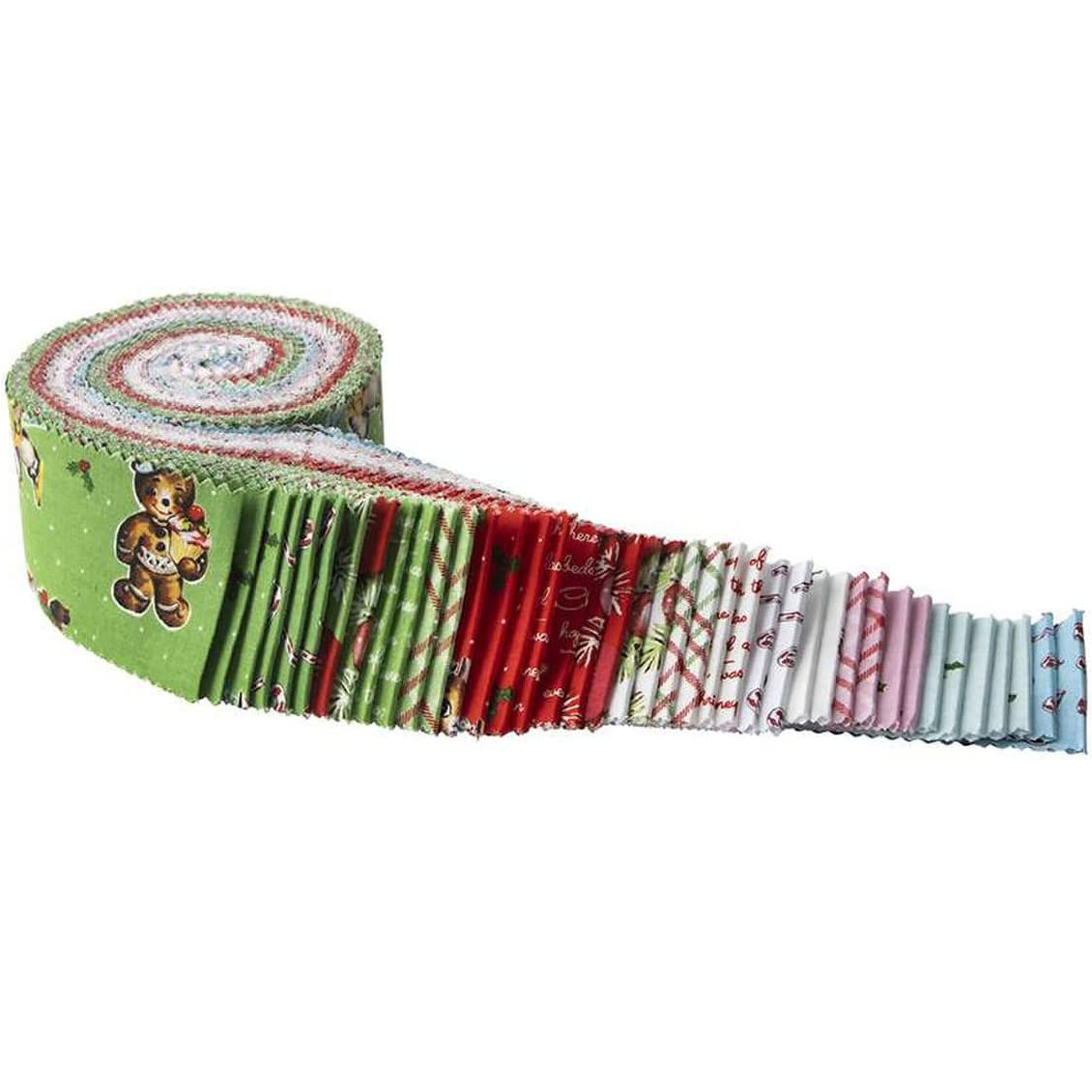 Riley Blake Christmas Joys - 40 Strip Rolie Polie