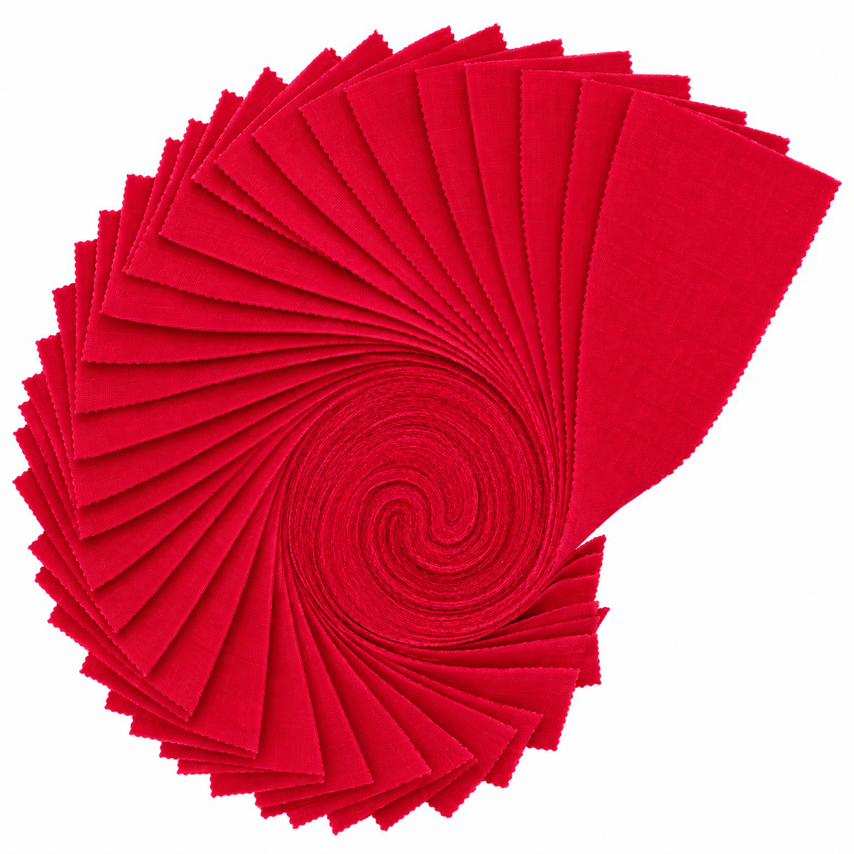Choice Fabrics Supreme Solids Jelly Roll - Strawberry - 40 Strips
