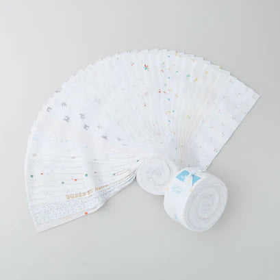 Riley Blake Hush Hush 3 - 40 Strip Rolie Polie