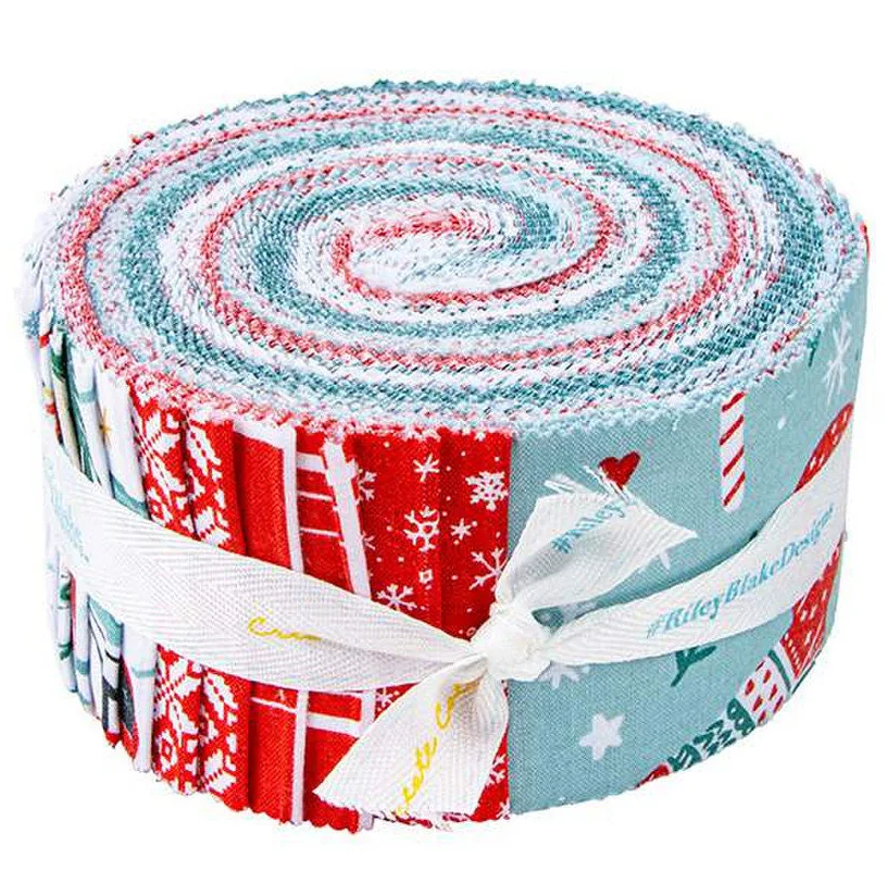 Riley Blake Ski Hill - 40 Strip Rolie Polie