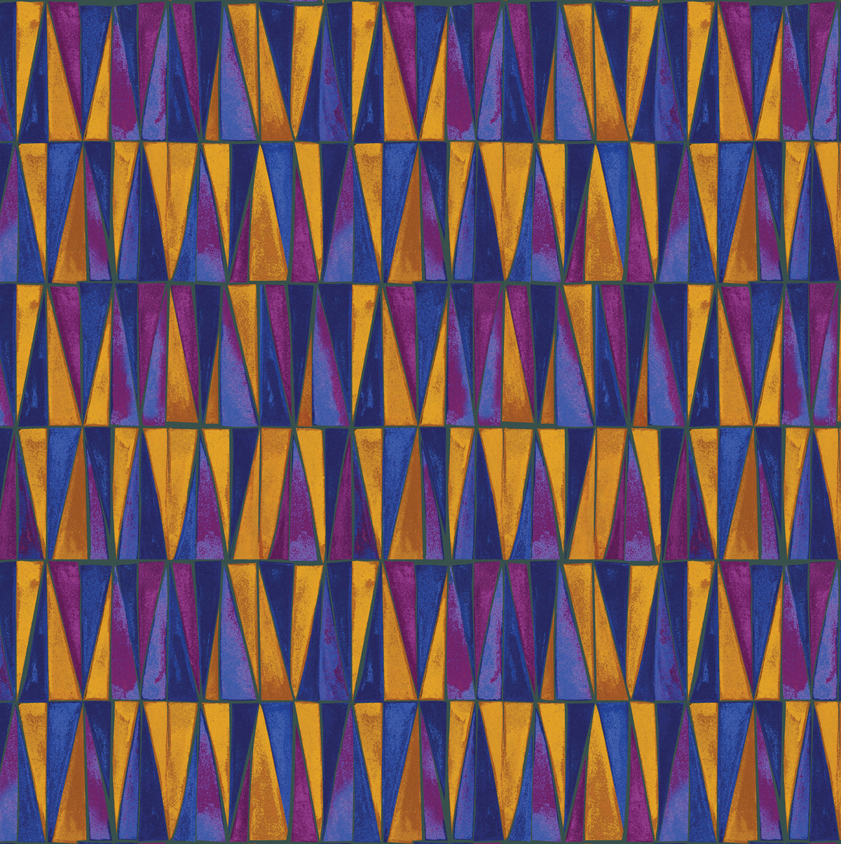 Half-Yard Bundle- Benartex "Watercolor Geometry" - 10 Fabrics, 5 Total Yards