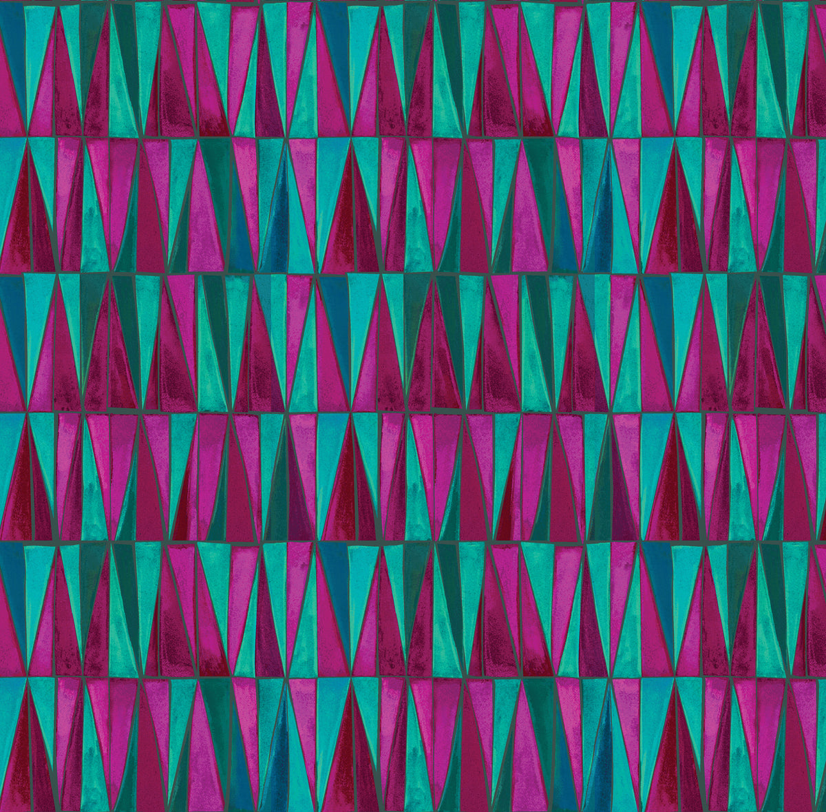 Half-Yard Bundle- Benartex "Watercolor Geometry" - 10 Fabrics, 5 Total Yards