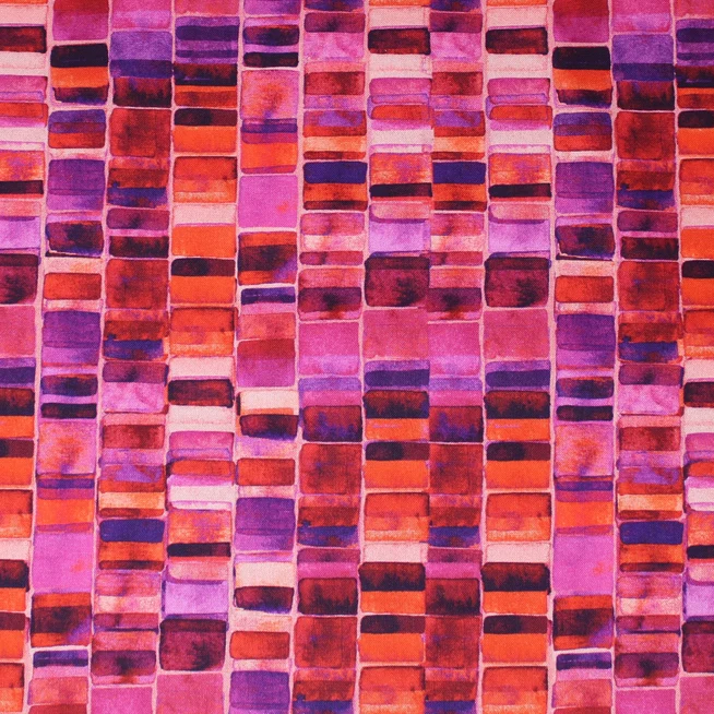 Half-Yard Bundle- Benartex "Watercolor Geometry" - 10 Fabrics, 5 Total Yards