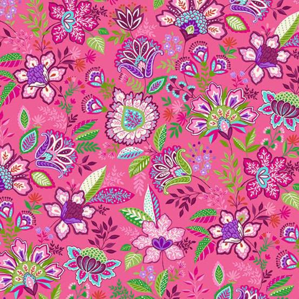 Andover/Makower UK "Tropica" Half-yard Bundle - 10 Fabrics, 5 Total Yards