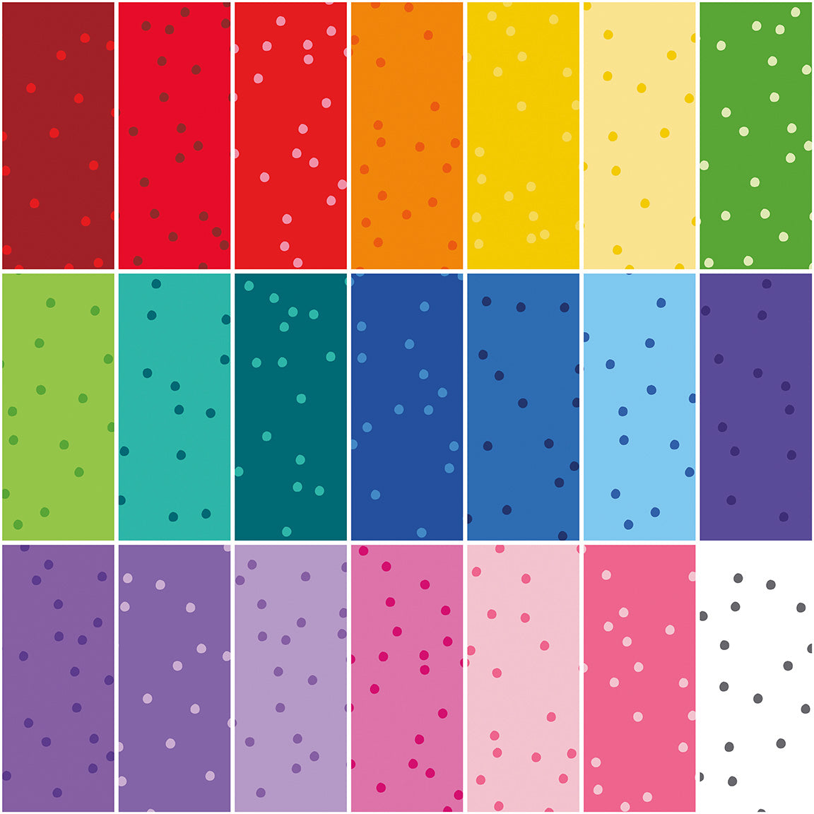 Riley Blake On the Dot - 40 Strip Rolie Polie