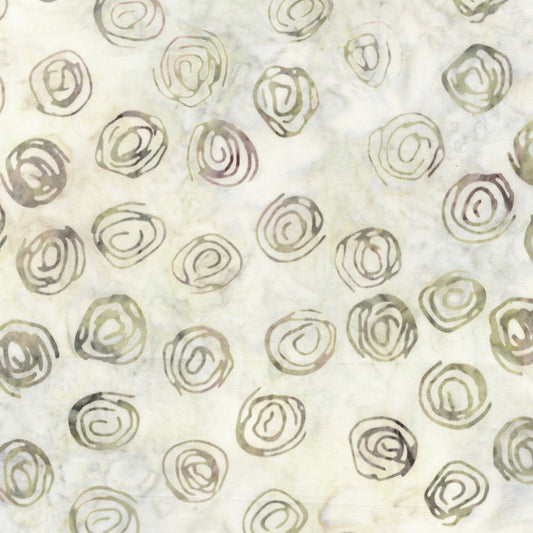 (3 yd) Anthology Batik Faye 2682QX Pearl Scribble Dot