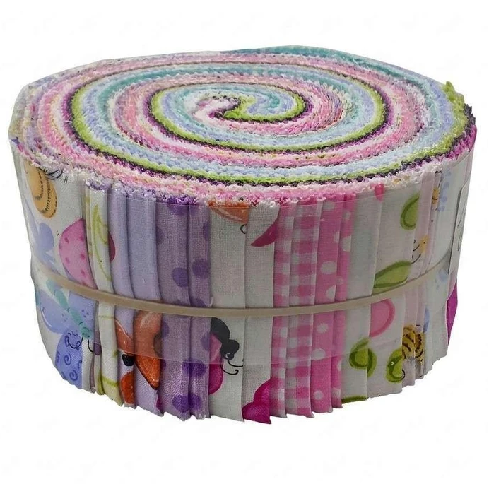 Clothworks - Pretty In Pink II - 40 Strip Jelly Roll
