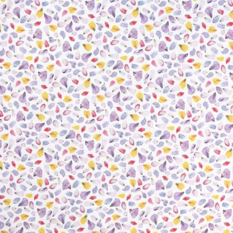 (5 yd) Marcus Fabrics Botanical Journal Loose Petals Multi R650858