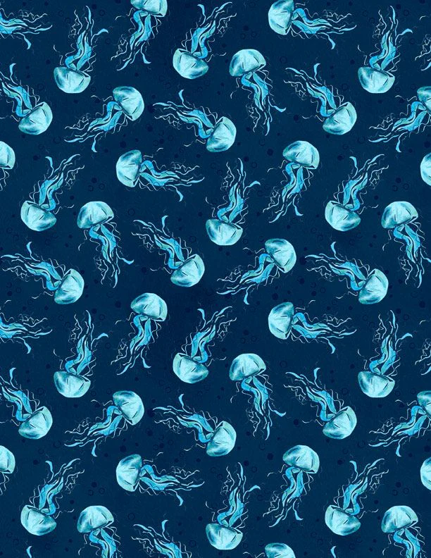 Wilmington Prints "Underwater Wonders" Half-Yard Bundle - 10 Fabrics, 5 Total Yards