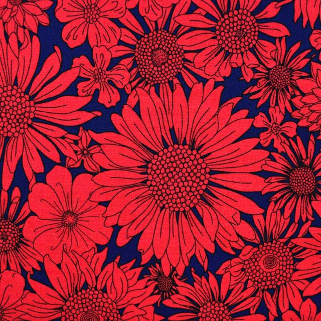 (2 yd) Benartex Paradise Park 17015-26 Gazebo Raspberry