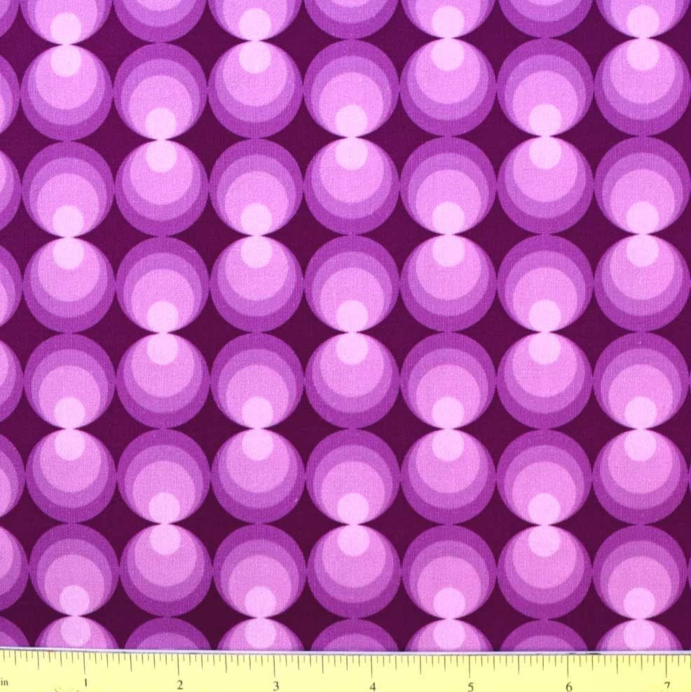 (5 yd) Andover/Makower UK Birdie Orbs 1137-P Purple