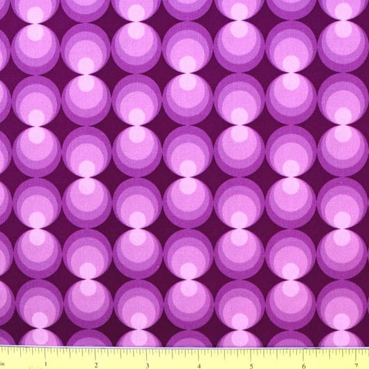 (5 yd) Andover/Makower UK Birdie Orbs 1137-P Purple