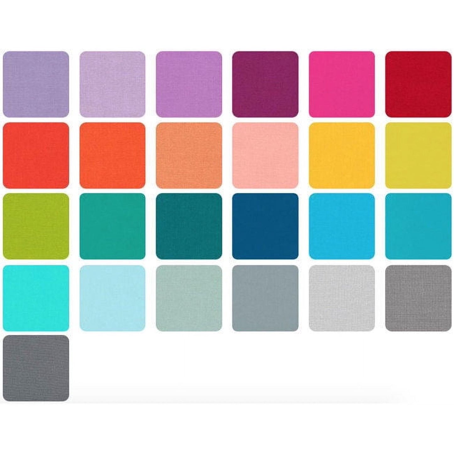 Robert Kaufman Kona Cotton Elizabeth Hartman Designer Palette Roll-up - 40 Strip Roll