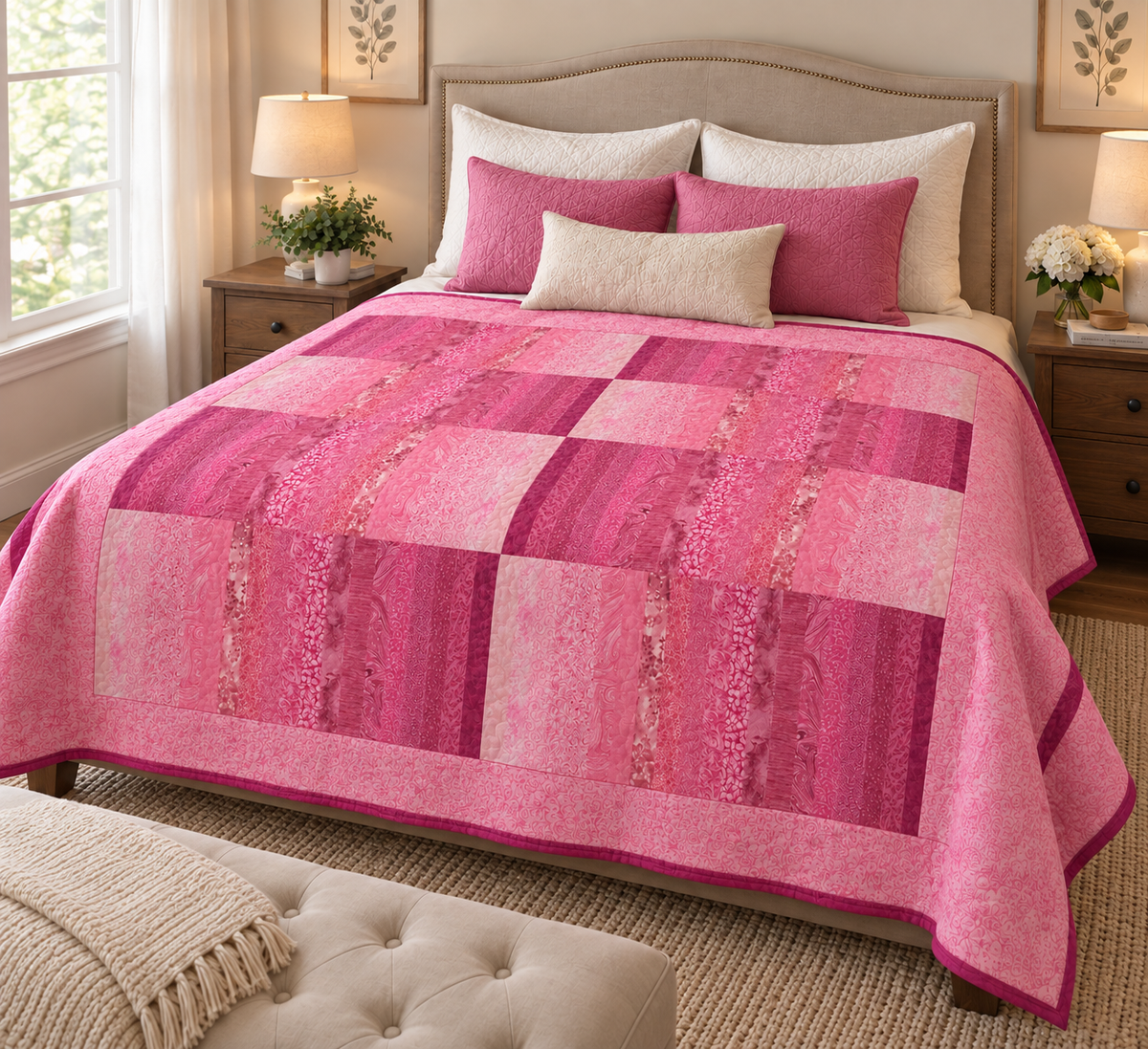 June Doe Fabric Collections - Rose Petals - 40-Strip Pack