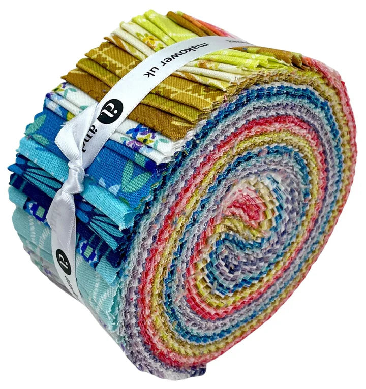 Andover/Makower UK - Friday Night Double Scoops - 40 2.5" Strips