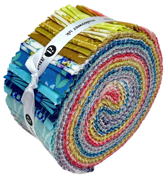 Andover/Makower UK - Friday Night Double Scoops - 40 2.5" Strips