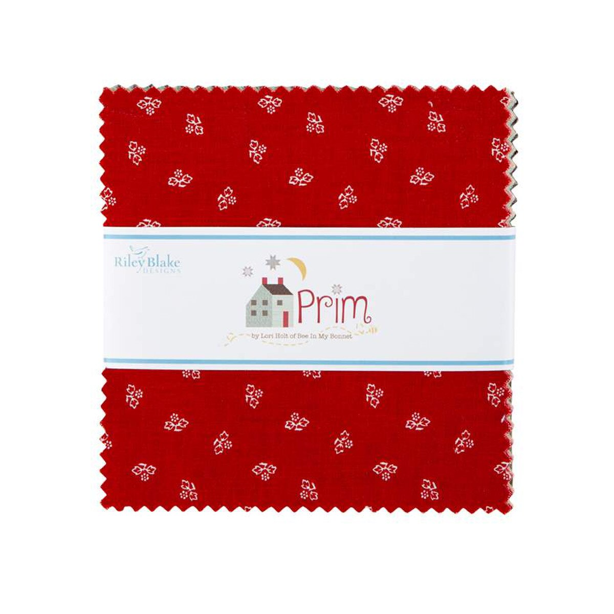 Charm Pack 5x5 Squares - Riley Blake Prim 5-inch Stacker - 40 5" Square