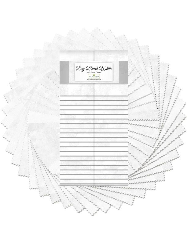 Wilmington Prints - 40 Karat Gems - Dry Brush White