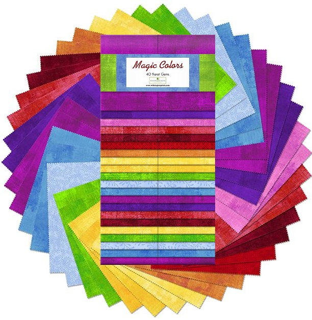Wilmington Prints - 40 Karat Gems - Magic Colors