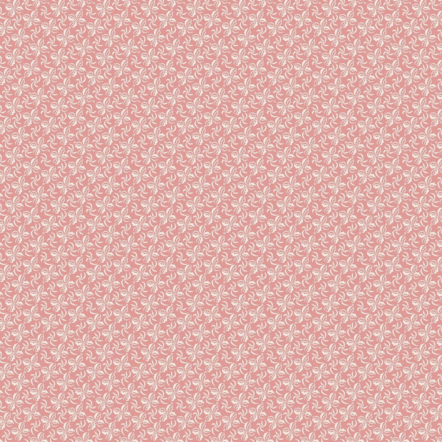 (6.5 yd) Windham Fabrics Lexington 52965-3 Ribbon Floral Pink