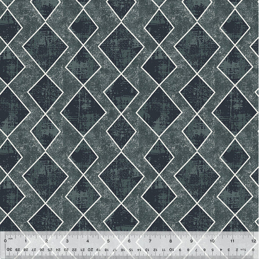 (4 yd) Windham Fabrics Swatch 53506-3 Argyle Slate