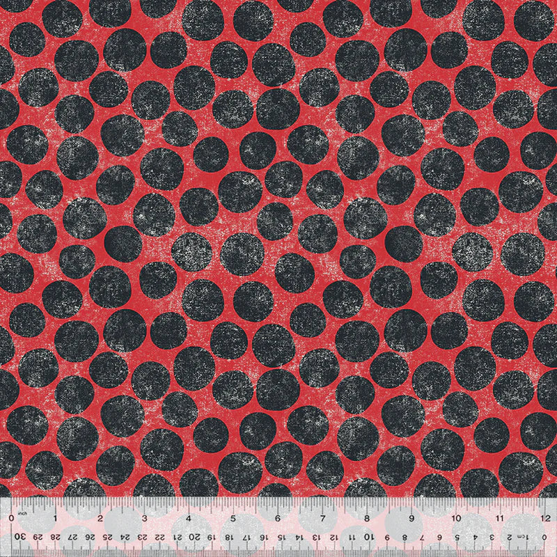 (3.5 yd) Windham Fabrics Swatch 53507-4 Stones Sangria