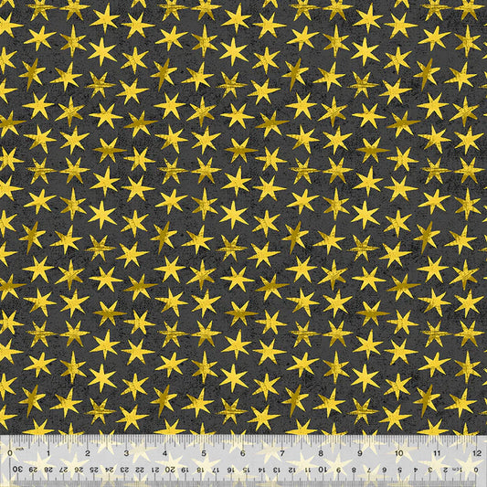 (4 yd) Windham Fabrics Swatch 53509-14 Jacks Charcoal