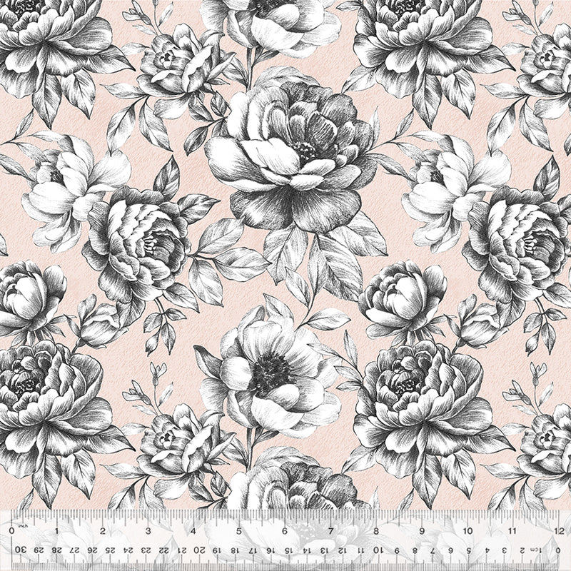 (3 yd) Windham Fabrics Idylwilde 53588-3 Full Bloom Blush