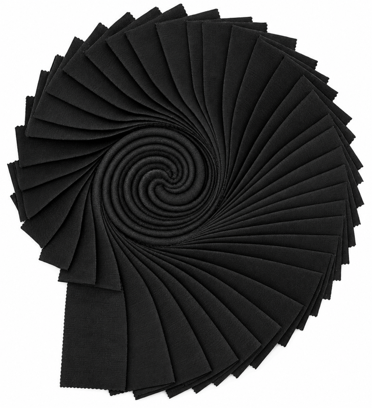 Choice Fabrics Supreme Solids Jelly Roll - Charcoal - 40 Strips