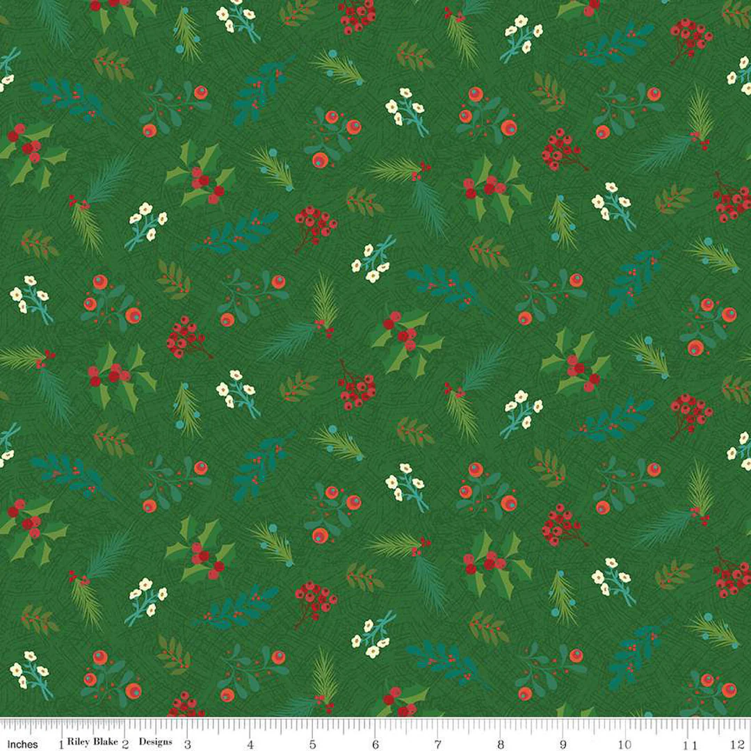 Riley Blake "In From The Cold" Half-yard Bundle - 10 Fabrics, 5 Total Yards