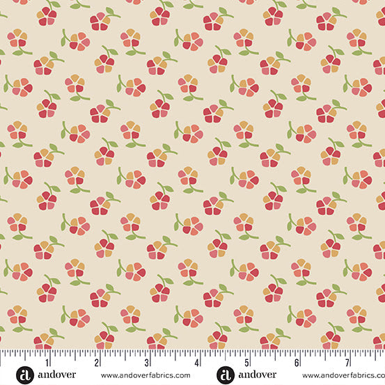 Andover "Rambling Rose" Half-yard Bundle - 10 Fabrics, 5 Total Yards