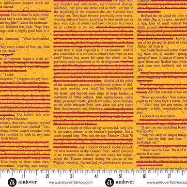 Andover "Scrawl" Half-yard Bundle - 10 Fabrics, 5 Total Yards