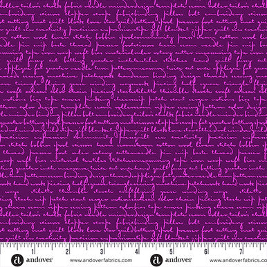 Andover "Scrawl" Half-yard Bundle - 10 Fabrics, 5 Total Yards