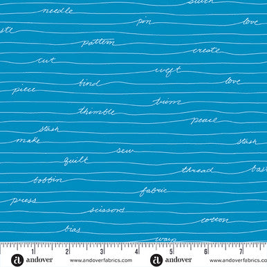 Andover "Scrawl" Half-yard Bundle - 10 Fabrics, 5 Total Yards