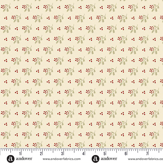 Andover "Cozy House" (Reds) Half-yard Bundle - 10 Fabrics, 5 Total Yards