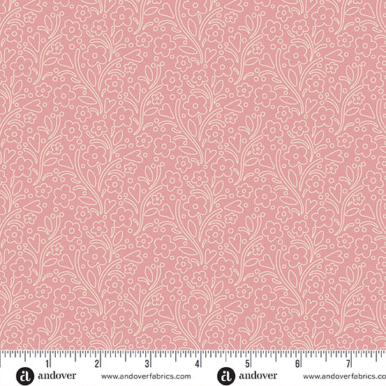 Andover "Cozy House" (Reds) Half-yard Bundle - 10 Fabrics, 5 Total Yards