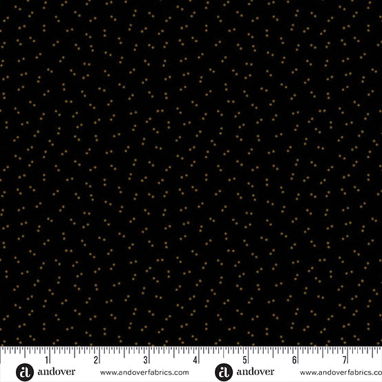 (2 yd) Andover/Makower UK Espresso 1267-K Double Dot