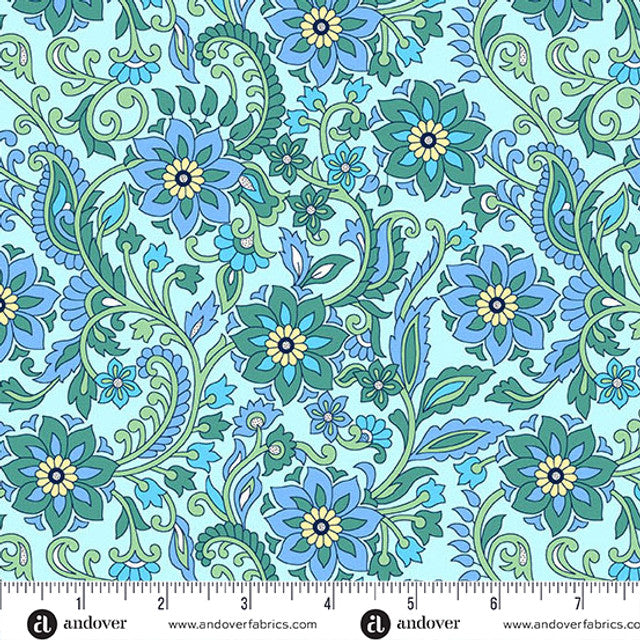 Andover "Thousand Steps" Half-yard Bundle - 10 Fabrics, 5 Total Yards