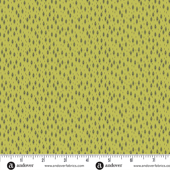 Andover "Green Leaves" Half-yard Bundle - 10 Fabrics, 5 Total Yards