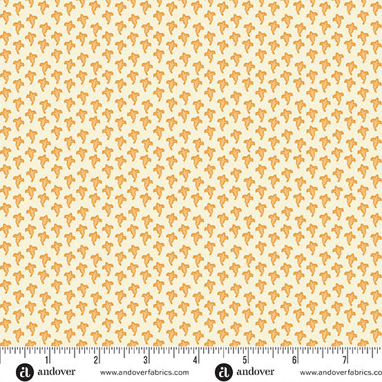 Half-yard Bundle - Andover/Makower UK "Midnight Moon" (Halloween) - 10 Fabrics, 5 Total Yards