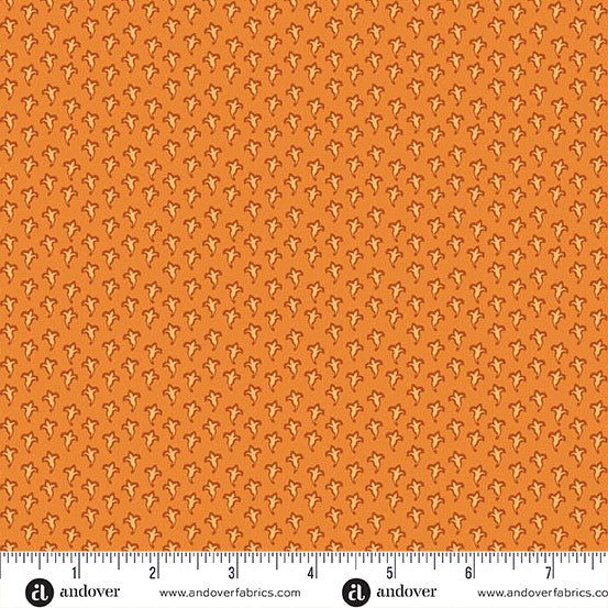Half-yard Bundle - Andover/Makower UK "Midnight Moon" (Halloween) - 10 Fabrics, 5 Total Yards