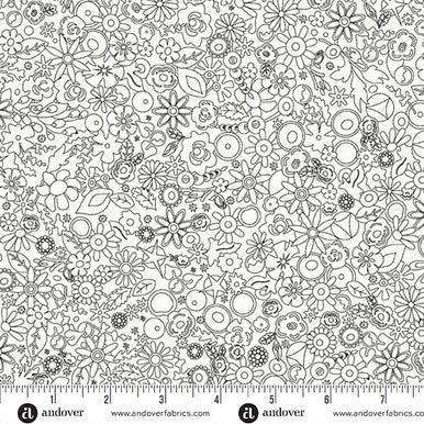 Andover "Sun Print Whispers" Half-yard Bundle - 10 Fabrics, 5 Total Yards