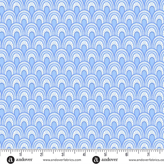 Half-yard Bundle - Andover/Makower UK "Amsterdam" - 10 Fabrics, 5 Total Yards
