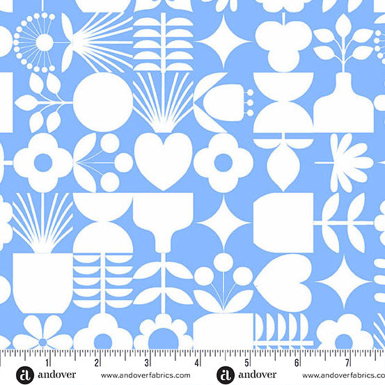 Half-yard Bundle - Andover/Makower UK "Amsterdam" - 10 Fabrics, 5 Total Yards