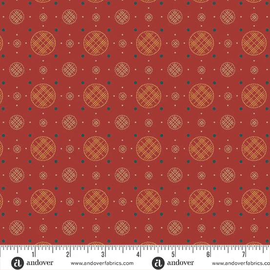 Half-yard Bundle - Andover/Makower UK "Jamestown" by Jo Morton - 10 Fabrics, 5 Total Yards