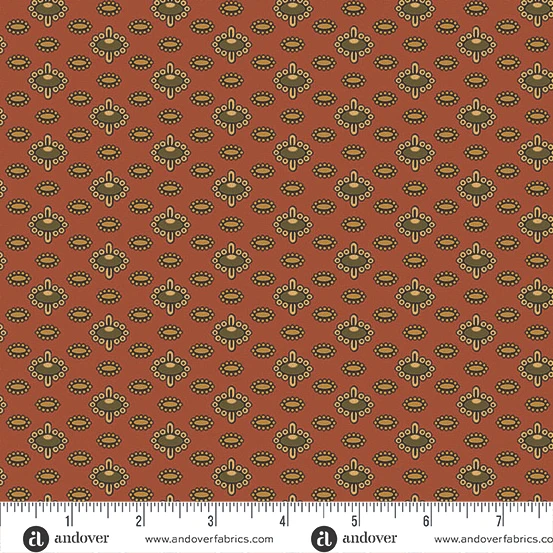 Half-yard Bundle - Andover/Makower UK "Jamestown" by Jo Morton - 10 Fabrics, 5 Total Yards
